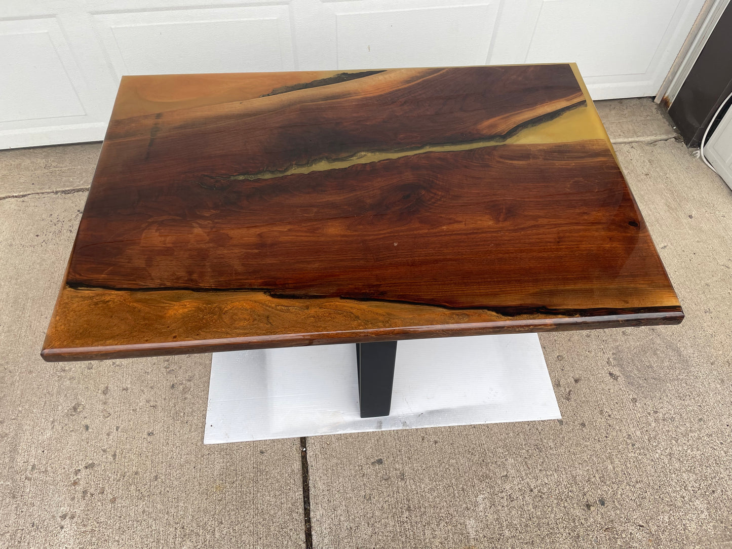 Walnut & Epoxy Coffee Table