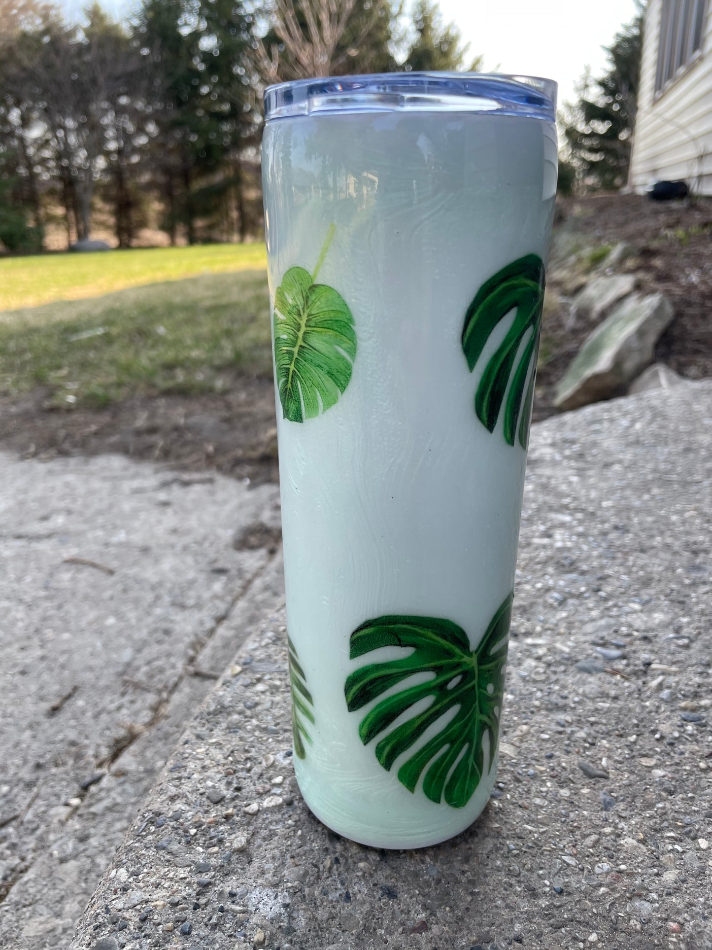 Monstera Leaf 20oz Tumbler