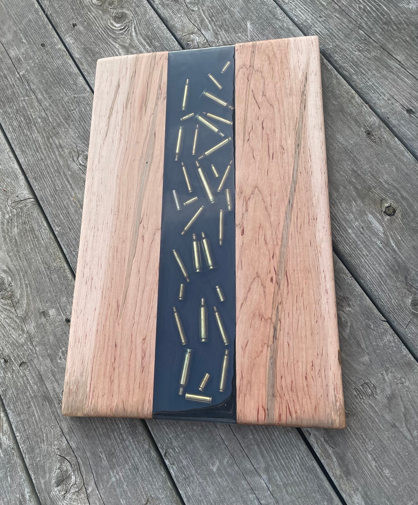 Shell Casting Maple Charcuterie Board